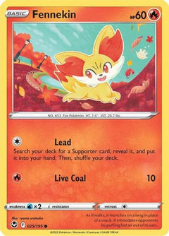Fennekin (025/195) [Sword & Shield: Silver Tempest]-1