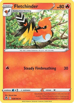 Fletchinder (028/195) [Sword & Shield: Silver Tempest]-1