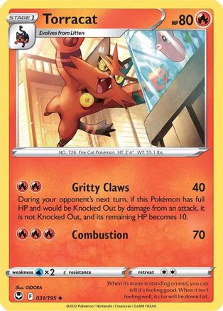Torracat (031/195) [Sword & Shield: Silver Tempest]-1