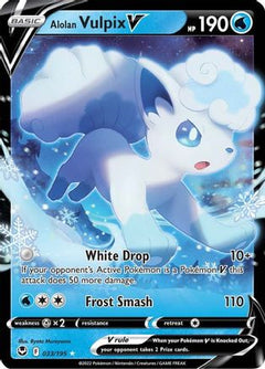 Alolan Vulpix V (033/195) [Sword & Shield: Silver Tempest]-1