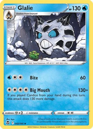 Glalie (042/195) [Sword & Shield: Silver Tempest]-3
