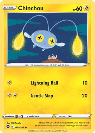 Chinchou (051/195) [Sword & Shield: Silver Tempest]-1