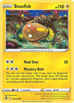 Stunfisk (055/195) [Sword & Shield: Silver Tempest]-1