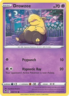 Drowzee (060/195) [Sword & Shield: Silver Tempest]-1