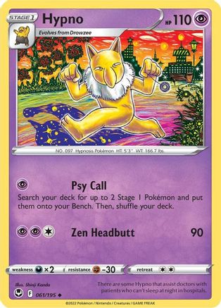 Hypno (061/195) [Sword & Shield: Silver Tempest]-1