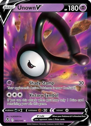 Unown V (065/195) [Sword & Shield: Silver Tempest]-3