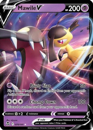 Mawile V (070/195) [Sword & Shield: Silver Tempest]-1