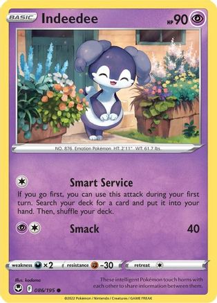 Indeedee (086/195) [Sword & Shield: Silver Tempest]-1