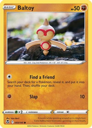 Baltoy (093/195) [Sword & Shield: Silver Tempest]-1