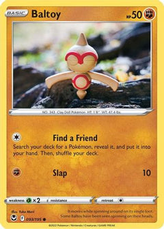 Baltoy (093/195) [Sword & Shield: Silver Tempest]-1