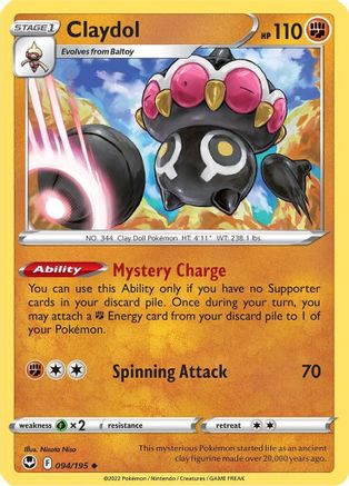 Claydol (094/195) [Sword & Shield: Silver Tempest]-1