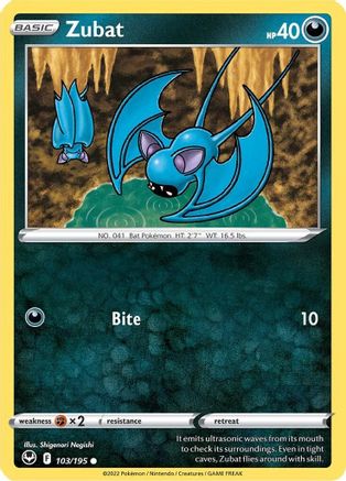 Zubat (103/195) [Sword & Shield: Silver Tempest]-1