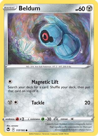 Beldum (117/195) [Sword & Shield: Silver Tempest]-1