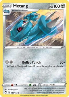 Metang (118/195) [Sword & Shield: Silver Tempest]-1