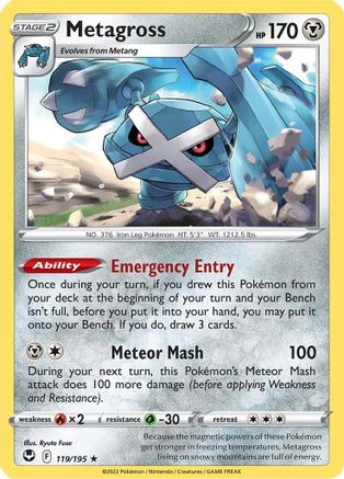 Metagross (119/195) [Sword & Shield: Silver Tempest]-1