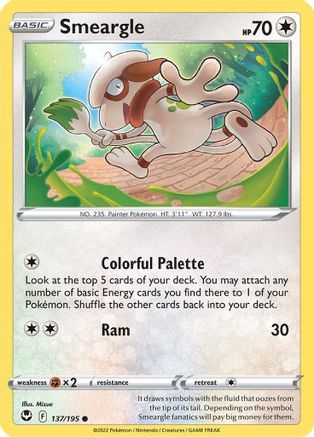 Smeargle (137/195) [Sword & Shield: Silver Tempest]-1