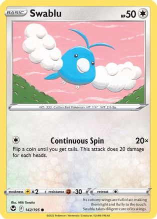 Swablu (142/195) [Sword & Shield: Silver Tempest]-1