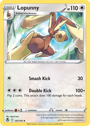 Lopunny (145/195) [Sword & Shield: Silver Tempest]-1