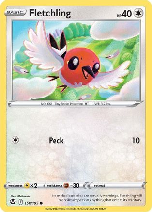 Fletchling (150/195) [Sword & Shield: Silver Tempest]-1