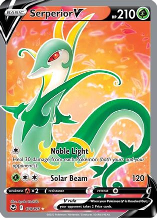 Serperior V (170/195) [Sword & Shield: Silver Tempest]-1