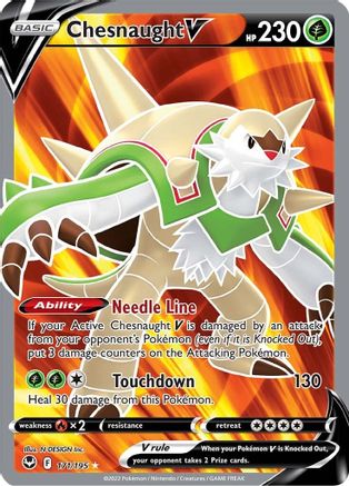 Chesnaught V (171/195) [Sword & Shield: Silver Tempest]-1