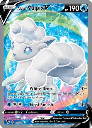 Alolan Vulpix V (173/195) [Sword & Shield: Silver Tempest]-1