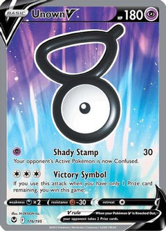 Unown V (176/195) [Sword & Shield: Silver Tempest]-1