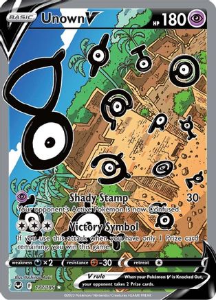 Unown V (177/195) [Sword & Shield: Silver Tempest]-1