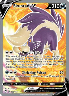 Skuntank V (180/195) [Sword & Shield: Silver Tempest]-1