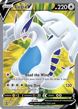 Lugia V (185/195) [Sword & Shield: Silver Tempest]-1