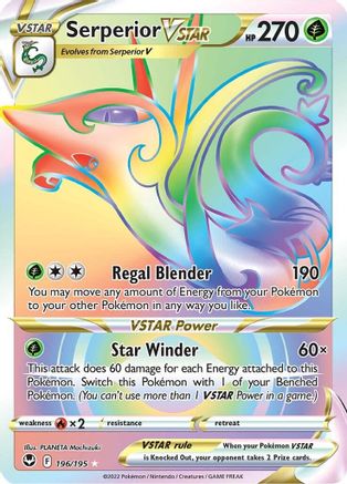 Serperior VSTAR (196/195) [Sword & Shield: Silver Tempest]-1