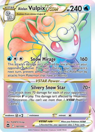 Alolan Vulpix VSTAR (197/195) [Sword & Shield: Silver Tempest]-1