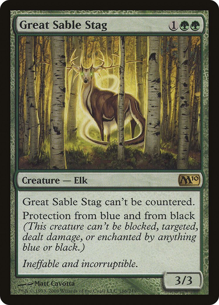Great Sable Stag [Magic 2010]-1