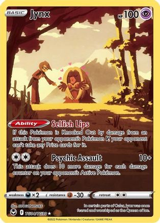Jynx (TG04/TG30) [Sword & Shield: Silver Tempest]-1