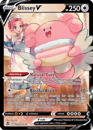 Blissey V (TG22/TG30) [Sword & Shield: Silver Tempest]-1