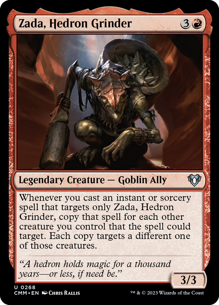 Zada, Hedron Grinder (CMM-268) - Commander Masters Foil-1