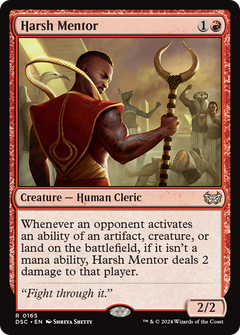 Harsh Mentor [Duskmourn: House of Horror Commander]-1