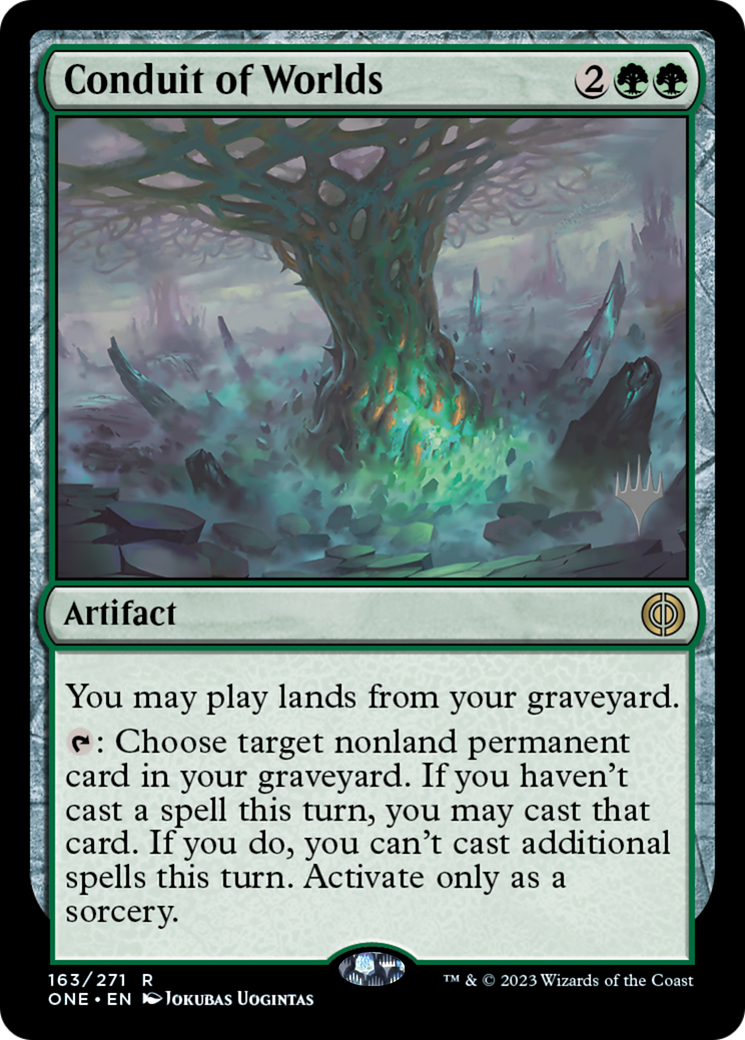 Conduit of Worlds (Promo Pack) [Phyrexia: All Will Be One Promos]-1