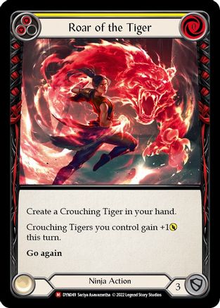 Roar of the Tiger [DYN049] (Dynasty)  Rainbow Foil-1