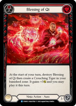 Blessing of Qi (Red) [DYN053] (Dynasty)  Rainbow Foil-1