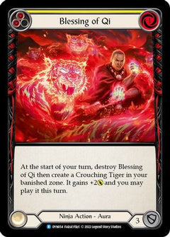 Blessing of Qi (Yellow) [DYN054] (Dynasty)  Rainbow Foil-1