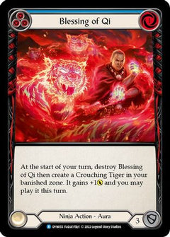 Blessing of Qi (Blue) [DYN055] (Dynasty)  Rainbow Foil-1