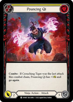 Pouncing Qi (Yellow) [DYN057] (Dynasty)  Rainbow Foil-1