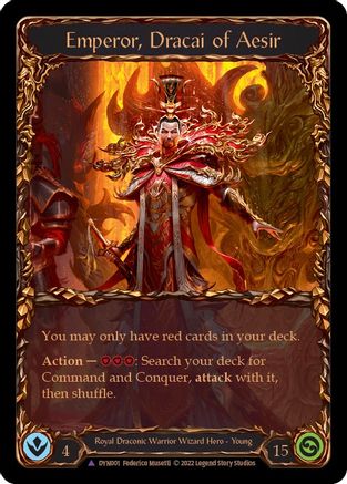 Emperor, Dracai of Aesir (Marvel) [DYN001] (Dynasty)  Cold Foil-3