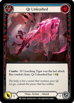 Qi Unleashed (Blue) [DYN061] (Dynasty)  Rainbow Foil-1
