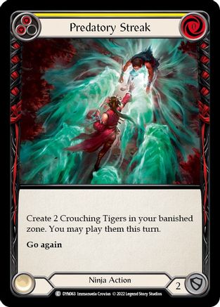 Predatory Streak (Yellow) [DYN063] (Dynasty)-1
