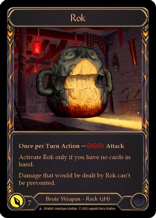 Rok (Marvel) [DYN005] (Dynasty)  Cold Foil-1