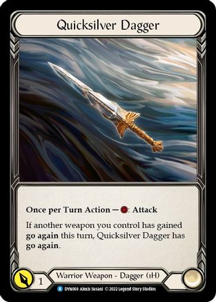 Quicksilver Dagger [DYN069] (Dynasty)  Cold Foil-1