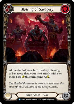 Blessing of Savagery (Yellow) [DYN014] (Dynasty)-1