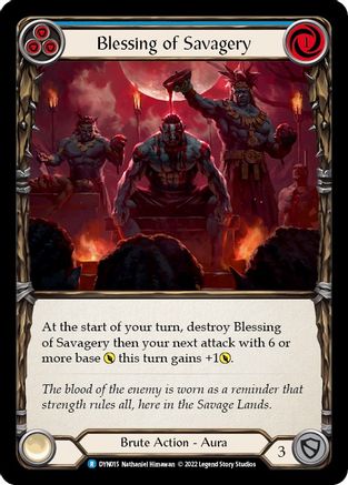 Blessing of Savagery (Blue) [DYN015] (Dynasty)-1